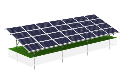 PD-Hot Dip Galvanized Ground Mounting System